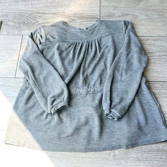 Club Monaco Tie Front Draped French Terry Cardigan - Picture 12 of 13